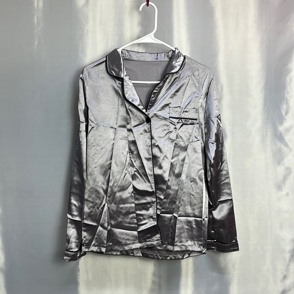 SILVER shiny pajamas
